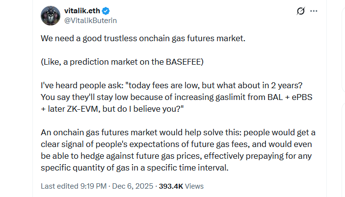 توییت بوترین برای گس اتریوم