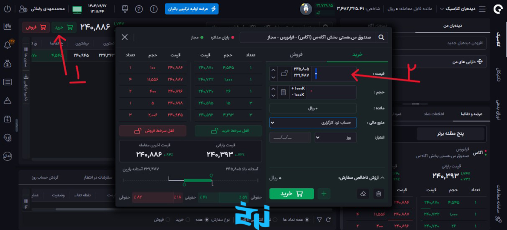 مراحل خرید سهام با کارگزاری آگاه